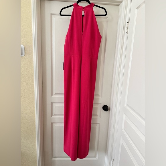 NEW | Julia Jordan | Pink Halter Neck , Wide Leg Jumpsuit - Size 12 - Picture 8 of 8